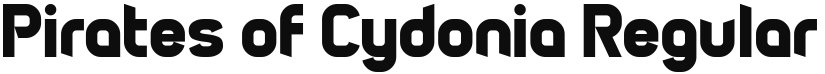 Pirates of Cydonia font download