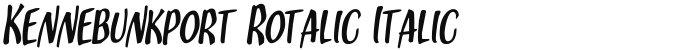 Kennebunkport Rotalic Italic