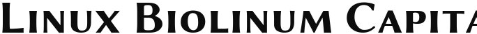Linux Biolinum Capitals Bold Small Caps
