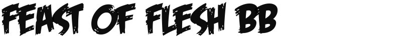 Feast of Flesh BB font download