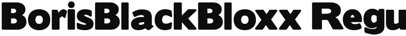 BorisBlackBloxx font download
