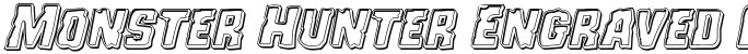 Monster Hunter Engraved Italic Italic