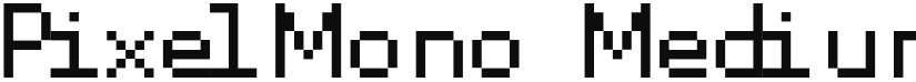 PixelMono font download