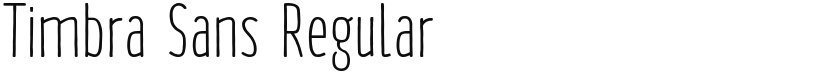 Timbra Sans font download