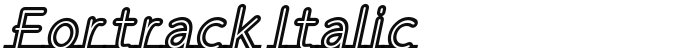 Fortrack Italic