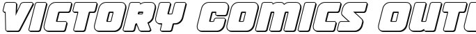 Victory Comics Outline Semi-Italic Outline Semi-Italic