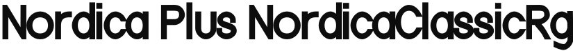 Nordica Plus font download