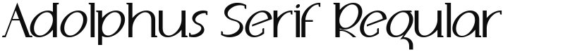 Adolphus Serif font download