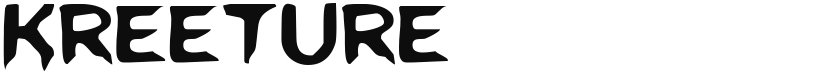 Kreeture font download
