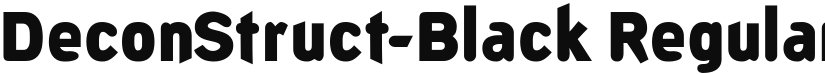 DeconStruct-Black font download