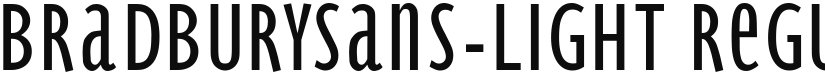 BradburySans- font download