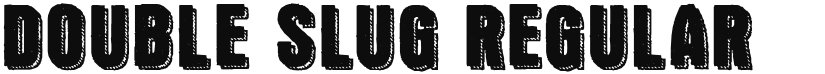 Double Slug font download