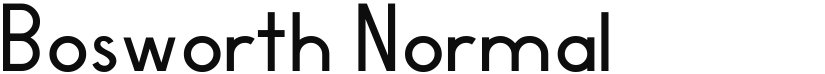 Bosworth font download