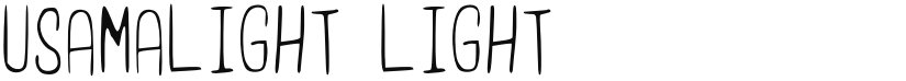 UsamaLight font download