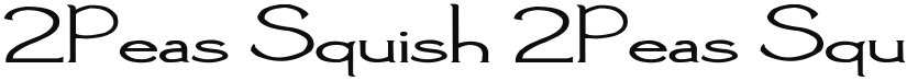 2Peas Squish font download