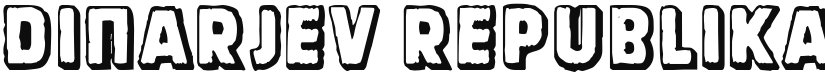 Dinarjev Republika font download