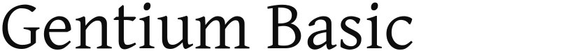Gentium Basic font download