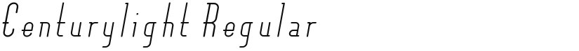 Centurylight font download