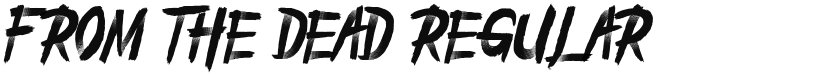 From_the_Dead font download