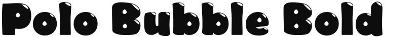 Polo Bubble font download