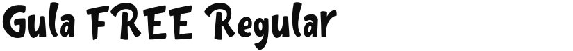 Gula FREE font download