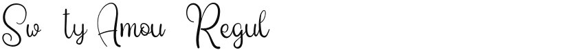 Sweety Amour font download