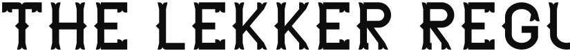 The Lekker font download