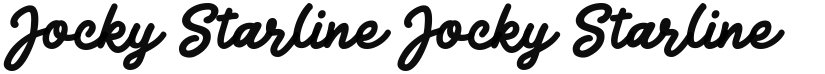 Jocky Starline font download