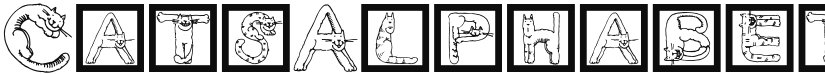 Cats Alphabet font download