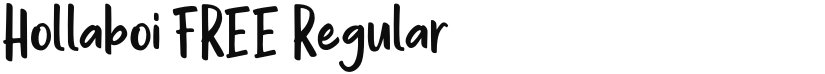 Hollaboi FREE font download