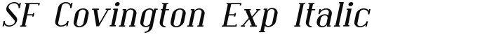 SF Covington Exp Italic