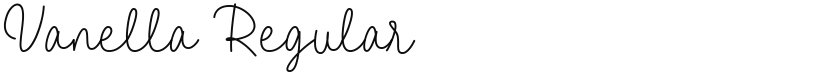 Vanella font download