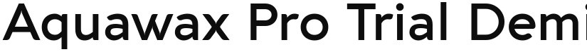 Aquawax Pro Trial font download