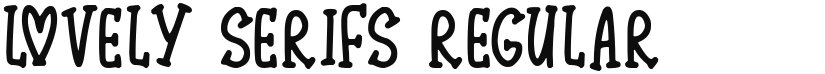 Lovely Serifs font download