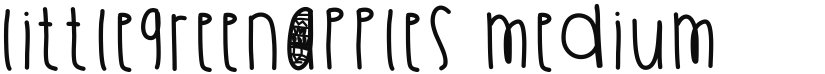 LittleGreenApples font download