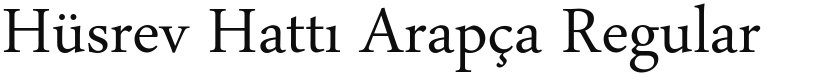 Hüsrev Hattı Arapça font download