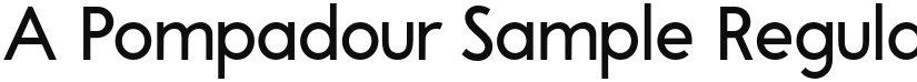 A Pompadour Sample font download