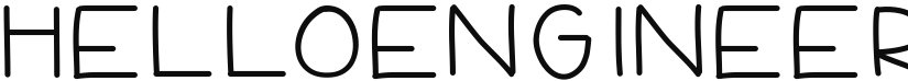 HelloEngineer font download
