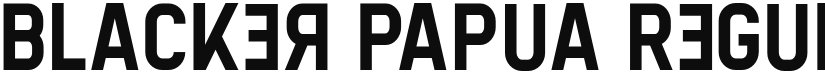 Blacker Papua font download