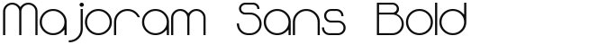 Majoram Sans Bold