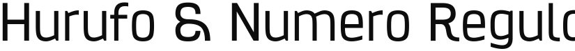 Hurufo & Numero font download