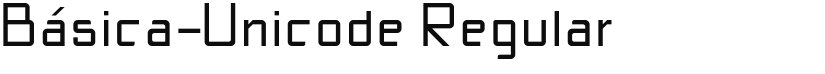 Básica-Unicode font download