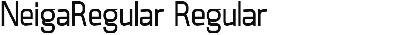 NeigaRegular font download
