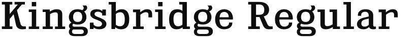 Kingsbridge font download