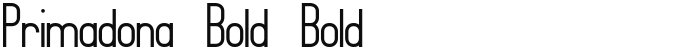 Primadona Bold Bold