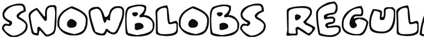 Snowblobs font download