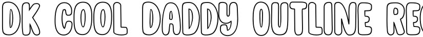 DK Cool Daddy Outline font download