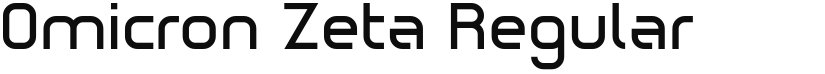 Omicron Zeta font download