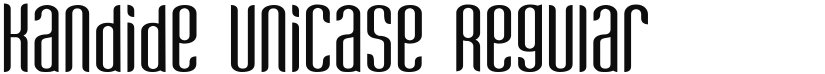 Kandide Unicase font download