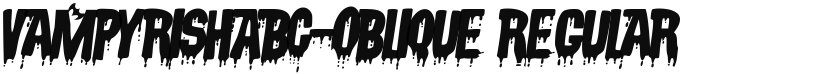 VampyrishABC-Oblique font download